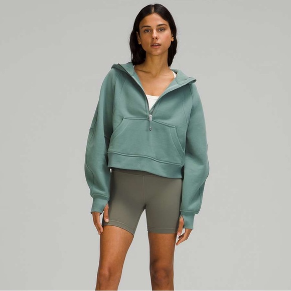 lululemon athletica Tops - lululemon scuba oversized 1/2 zip hoodie